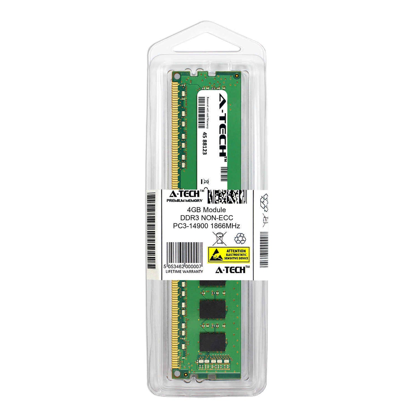 4GB DDR3 PC3-14900 1866MHz DIMM (Samsung M378B5173QH0-YMA Equivalent) Memory RAM