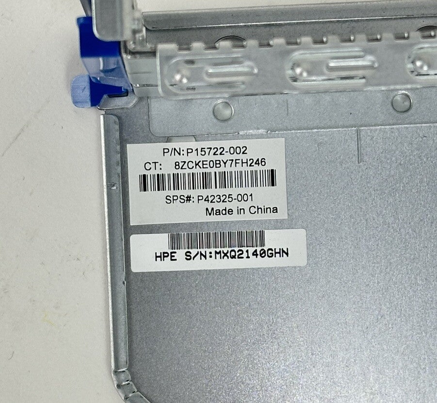 HPE ProLiant DL3XX 2U Gen10 Plus and v2 Riser Cage PCI-e P15722-002 P42325-001