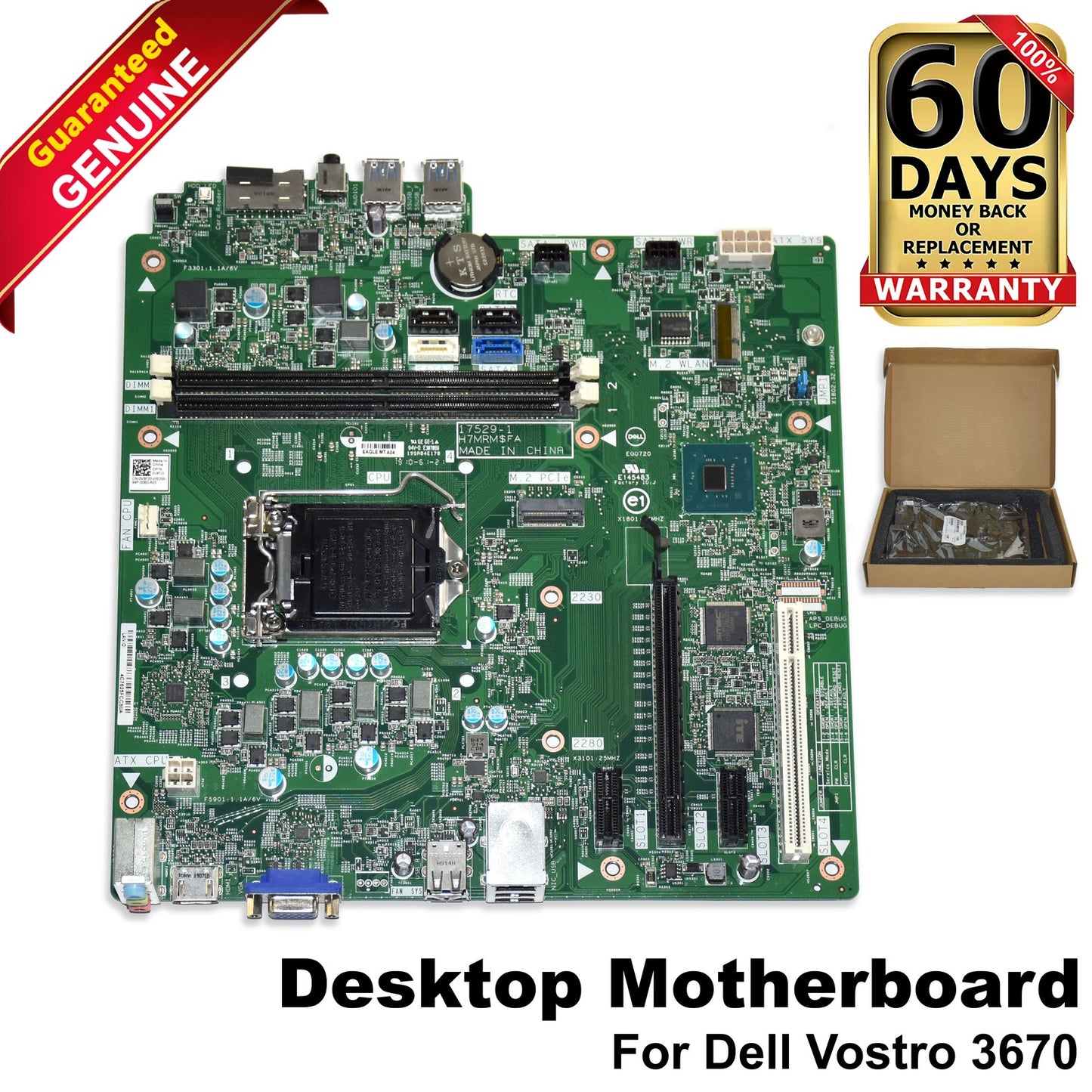 Dell Vostro 3670 Intel B360 LGA 1151 DDR4 Desktop Motherboard SFF V8F20 YD74F