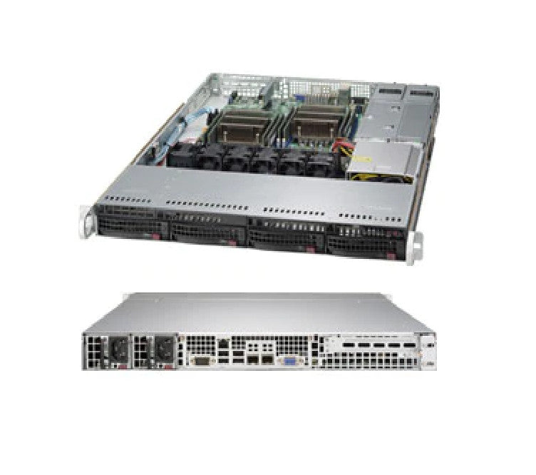 SuperMicro CSE-815TQC-R706CB 1U Chassis - SAS3 BPN with Redundant 750W (NOT FOR HOME PC)