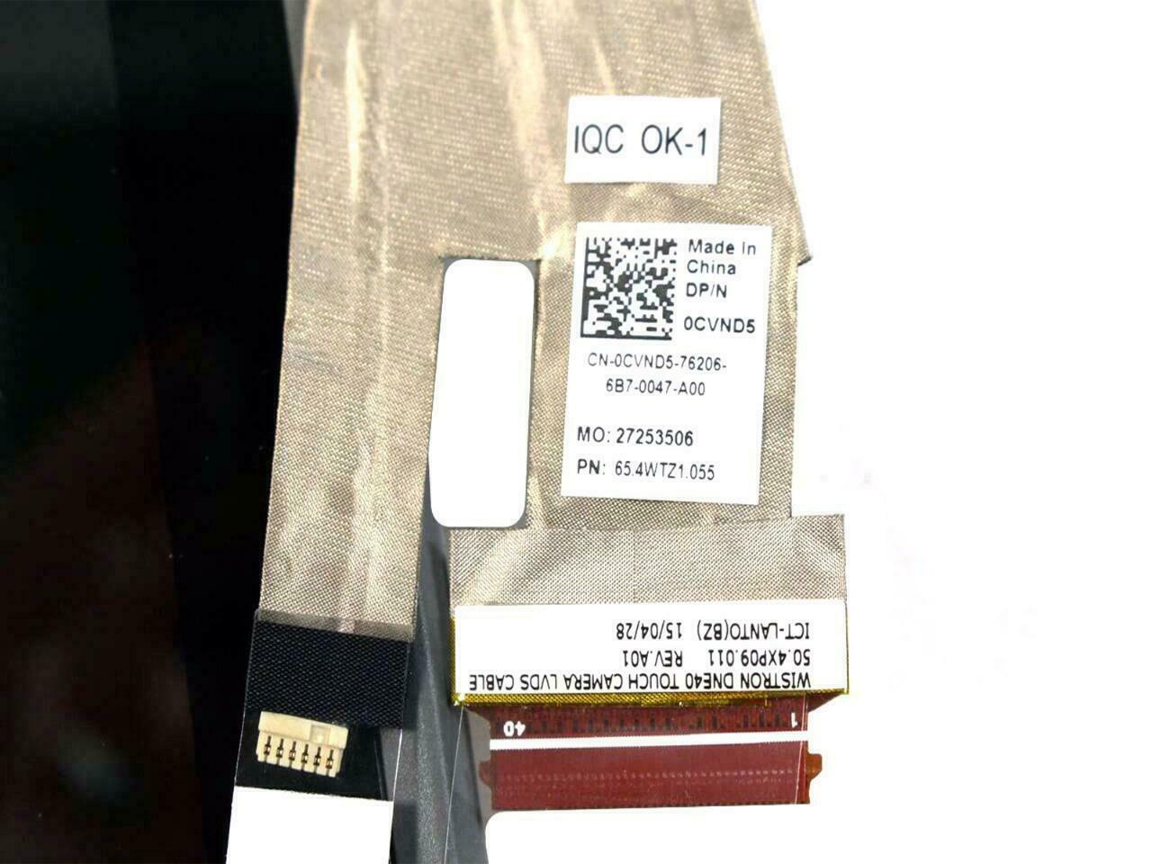 Dell OEM Inspiron 3421 5421 14" Complete Touchscreen Assy W/Hinges CVND5 D7V78