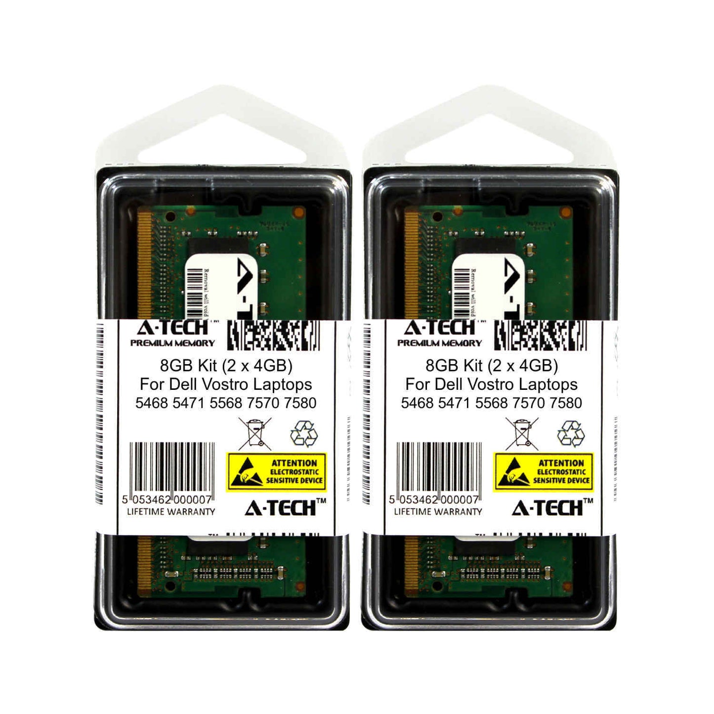 8GB 2x4GB DDR4 2666 Memory RAM for DELL VOSTRO 13/14/15 5468 5471 5568 7570 7580