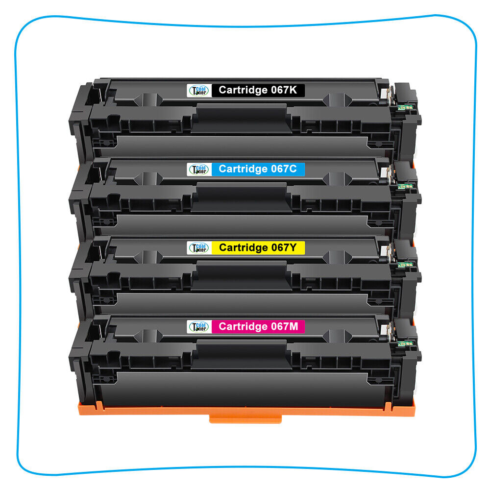 4PK Toner Cartridge Compatible With Canon 067 LBP633Cdw LBP632Cdw MF653Cdw