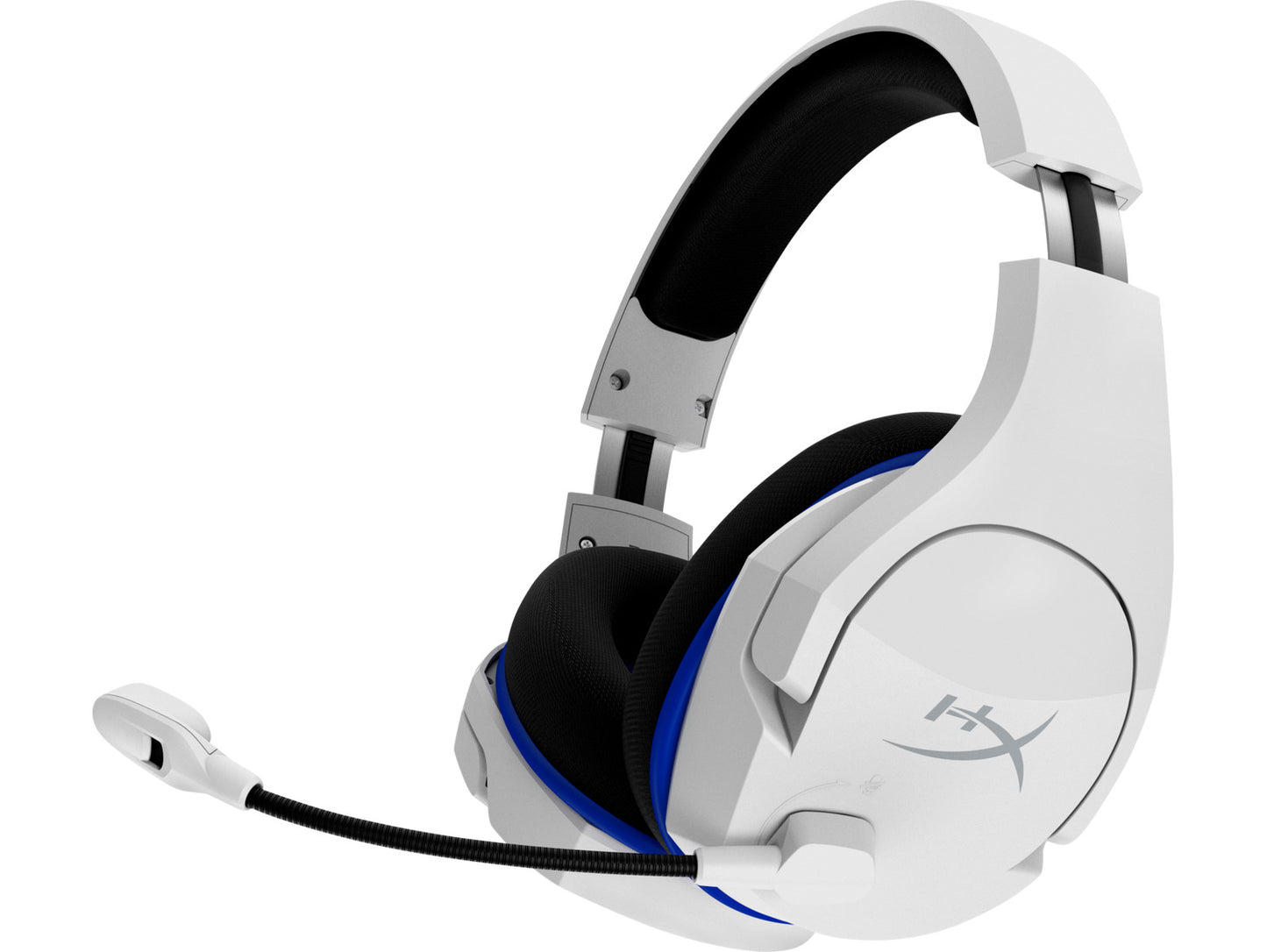 HyperX Cloud Stinger Core - Wireless Gaming Headset (White-Blue) - PS5-PS4