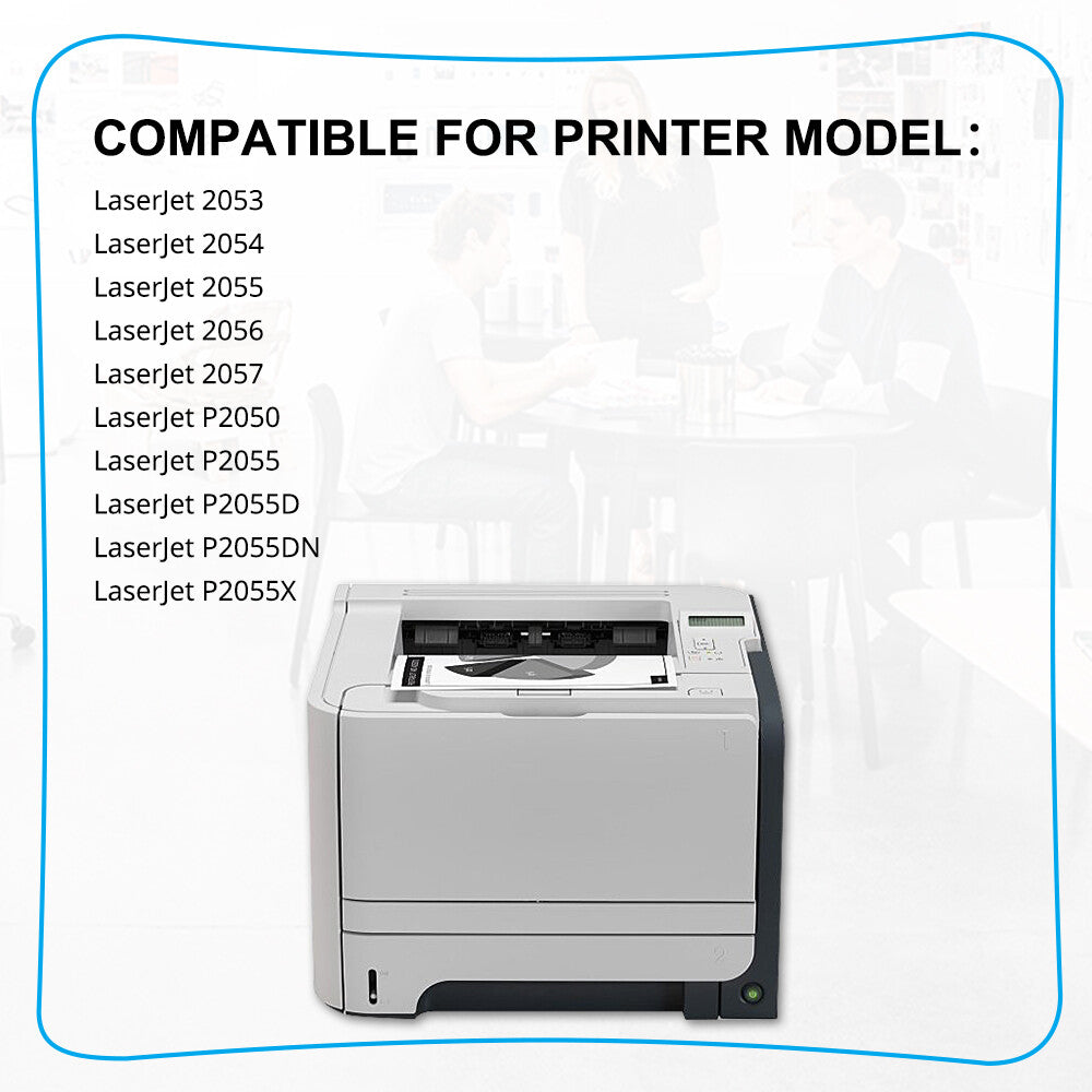 10PK CE505X Toner for HP 05X High Yield Cartridge LaserJet P2055d P2055dn P2055
