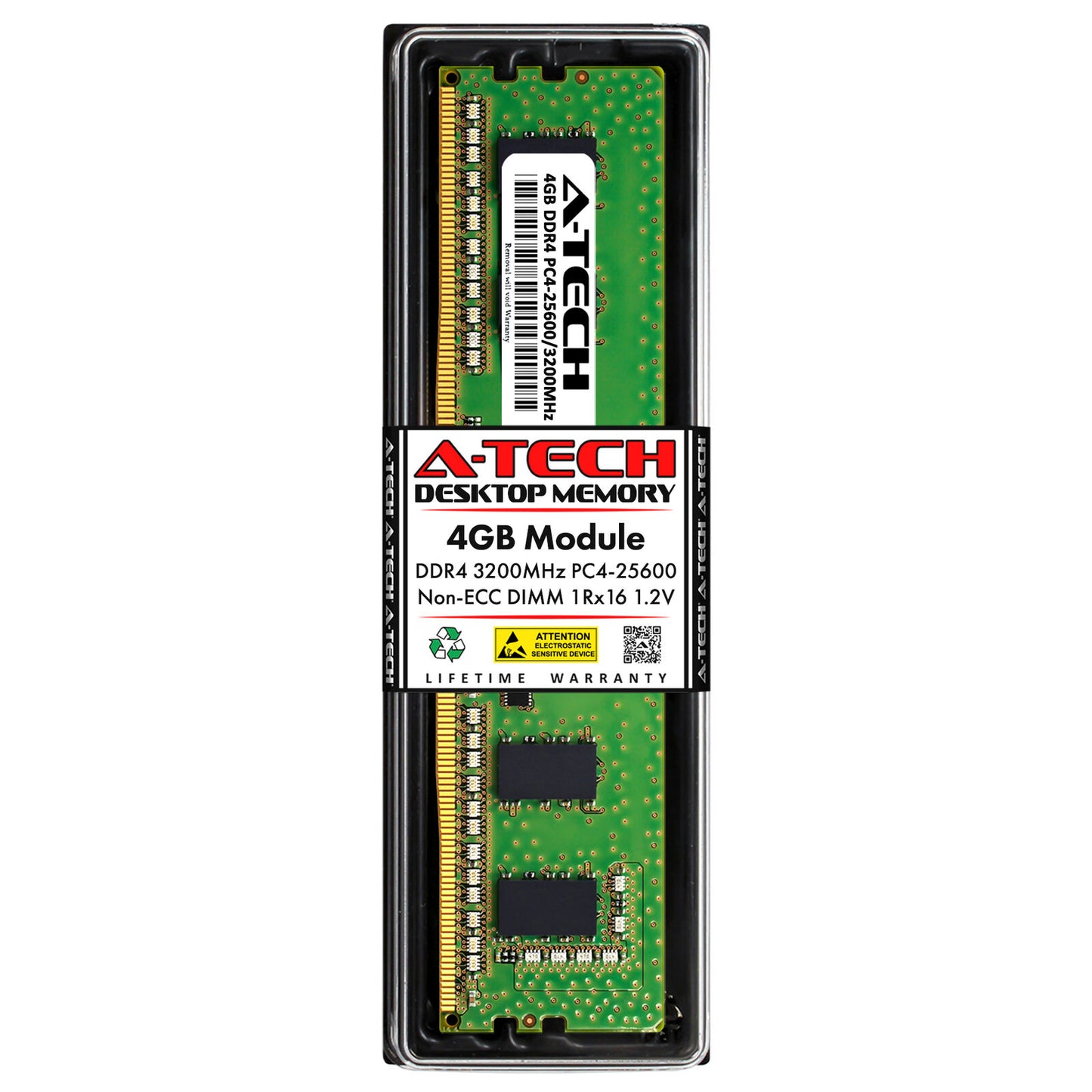 4GB DDR4-3200 DIMM Crucial CT4G4DFS632A Equivalent Desktop Memory RAM