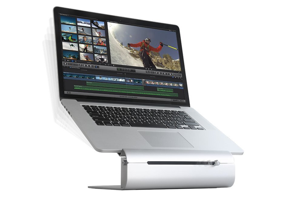 Rain Design iLevel2 Adjustable Height Laptop Stand (Patented) (Silver)
