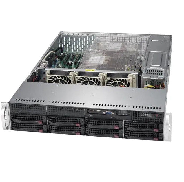 SuperMicro CSE-825TQC-R1K03LPB 2U SAS3 Chassis w/ Redundant 1000W PWS (NOT FOR HOME PC)