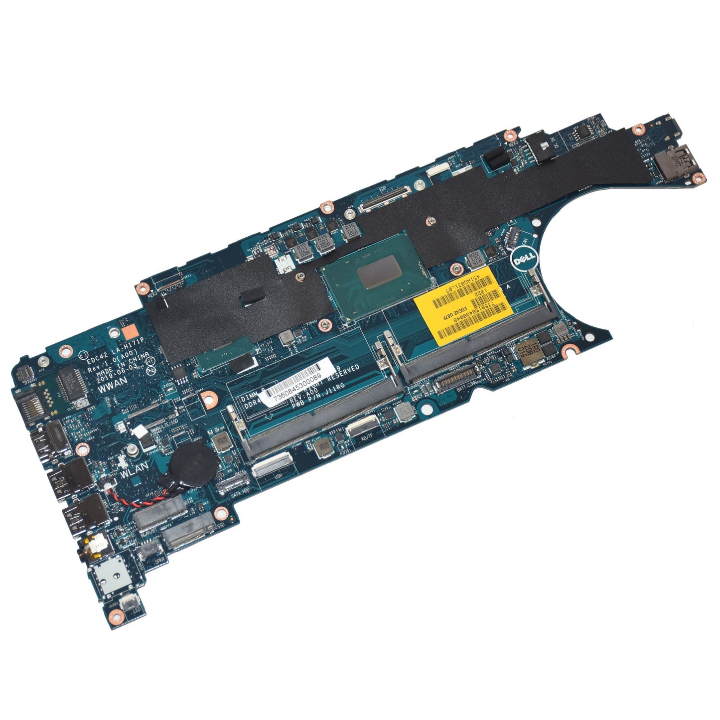 Dell Latitude 5401 Motherboard i5-9300H 2.4GHz Quad-Core UMA LA-H171P 1N8Y9