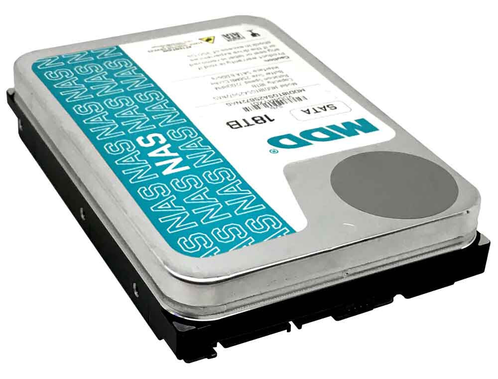 MDD 18TB 7200RPM 256MB Cache SATA 6Gbps 3.5" Internal NAS Hard Drive (RAID, NAS)