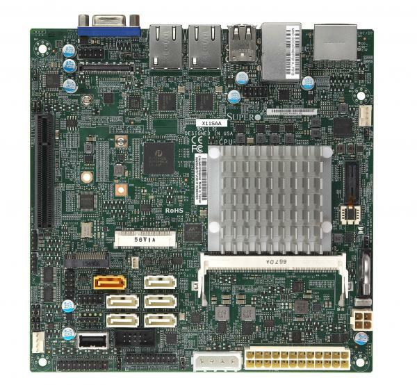 SuperMicro X11SAA Motherboard - Embedded Apollo Lake-I mITX