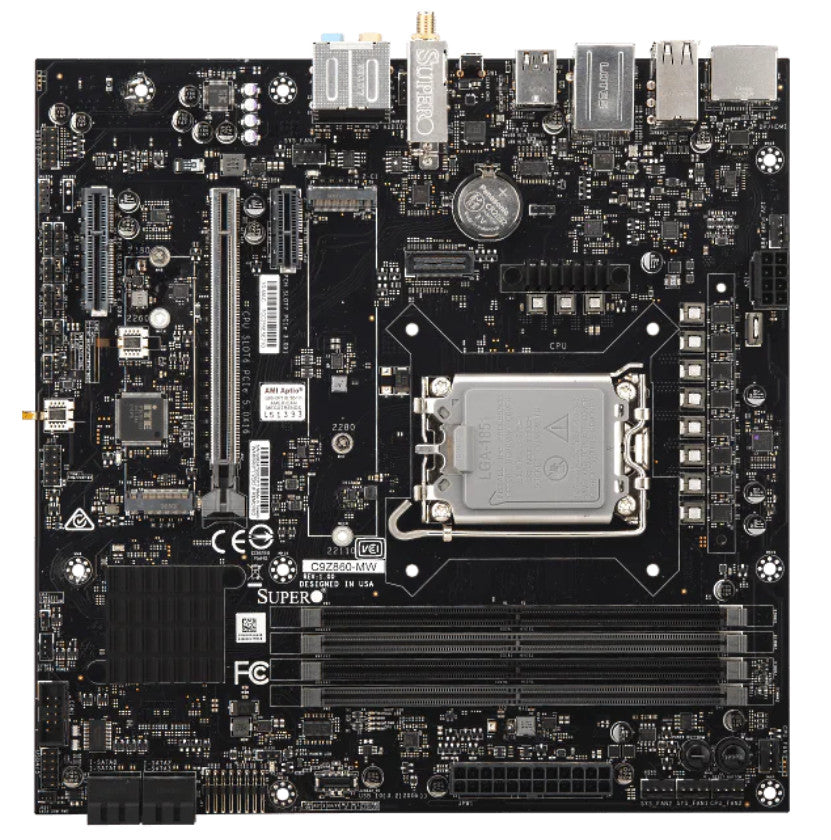 SuperMicro C9B860-MW C9, DT, uATX, ARL-S, UP, Core Ultra, LGA1851, B860, 125W