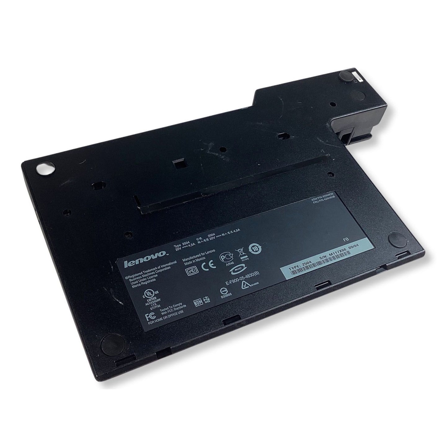 Genuine Lenovo ThinkPad 2504 Mini Docking Station R6X/T6X/Z6X-42W4638