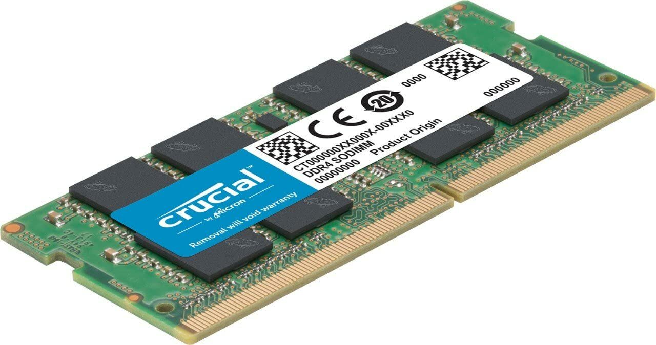 Crucial 32GB DDR4 3200 MHz PC4-25600 SODIMM 260-Pin Laptop Memory CT32G4SFD832A