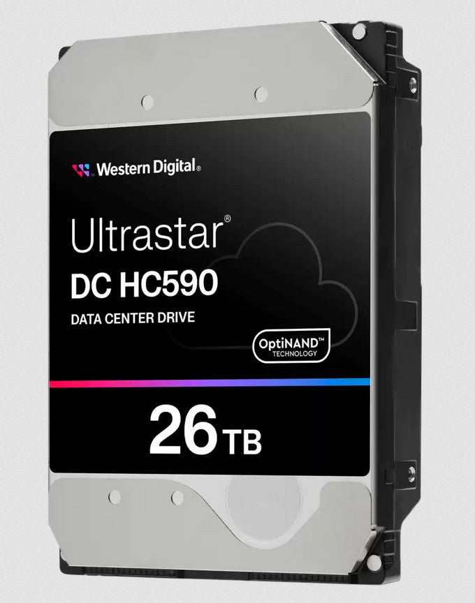 WD WUH722626AL5204 3.5" 26TB SAS 12Gb/s 7.2kRPM 512M 0F59375 512e HDD (NOT FOR HOME PC)