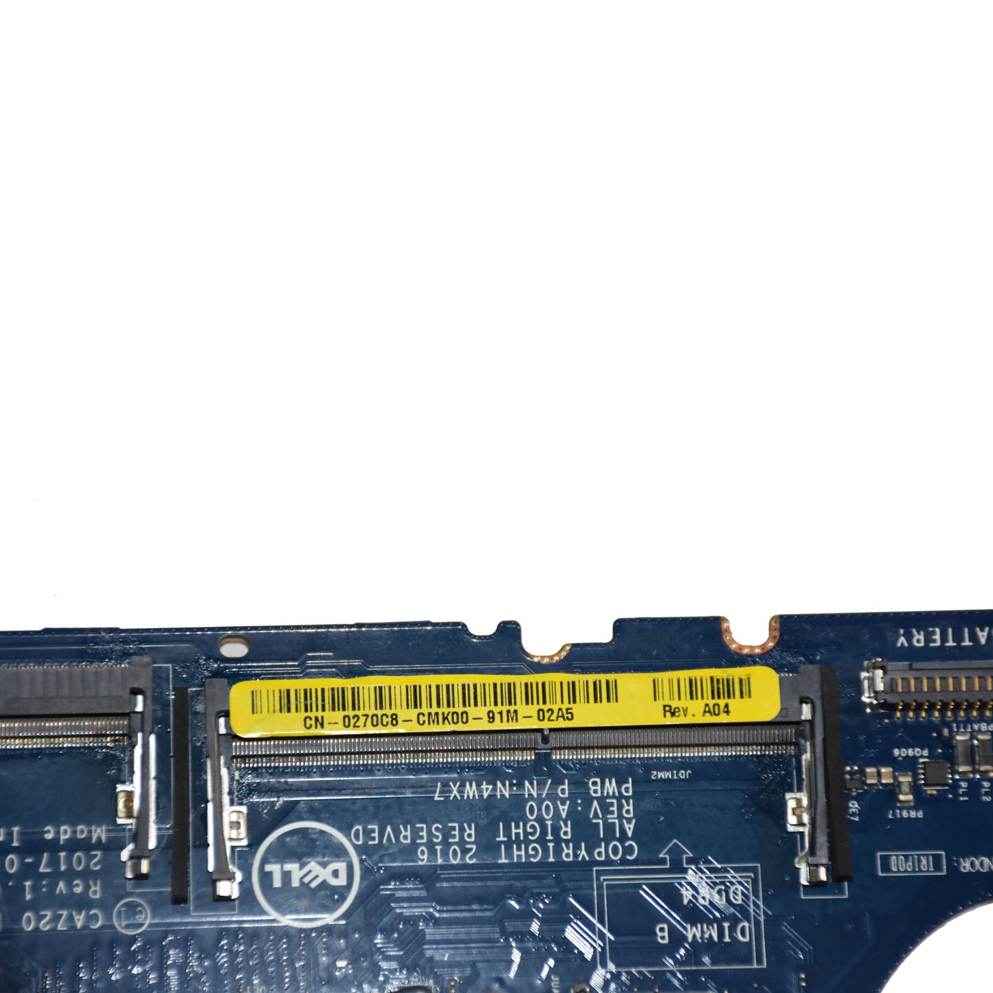 Genuine Dell Latitude 7480 Motherboard i7-6650U 2.2GHz DDR4 LA-E131P 270C8