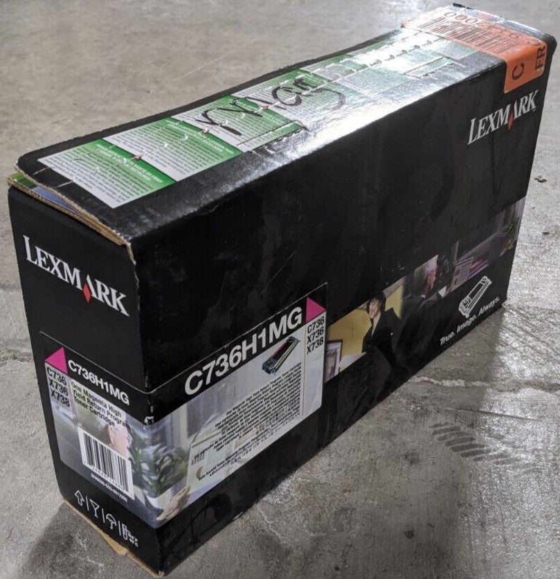 Genuine Lexmark C736H1MG Magenta High Yield Toner Cartridge 10K Page X736de NEW