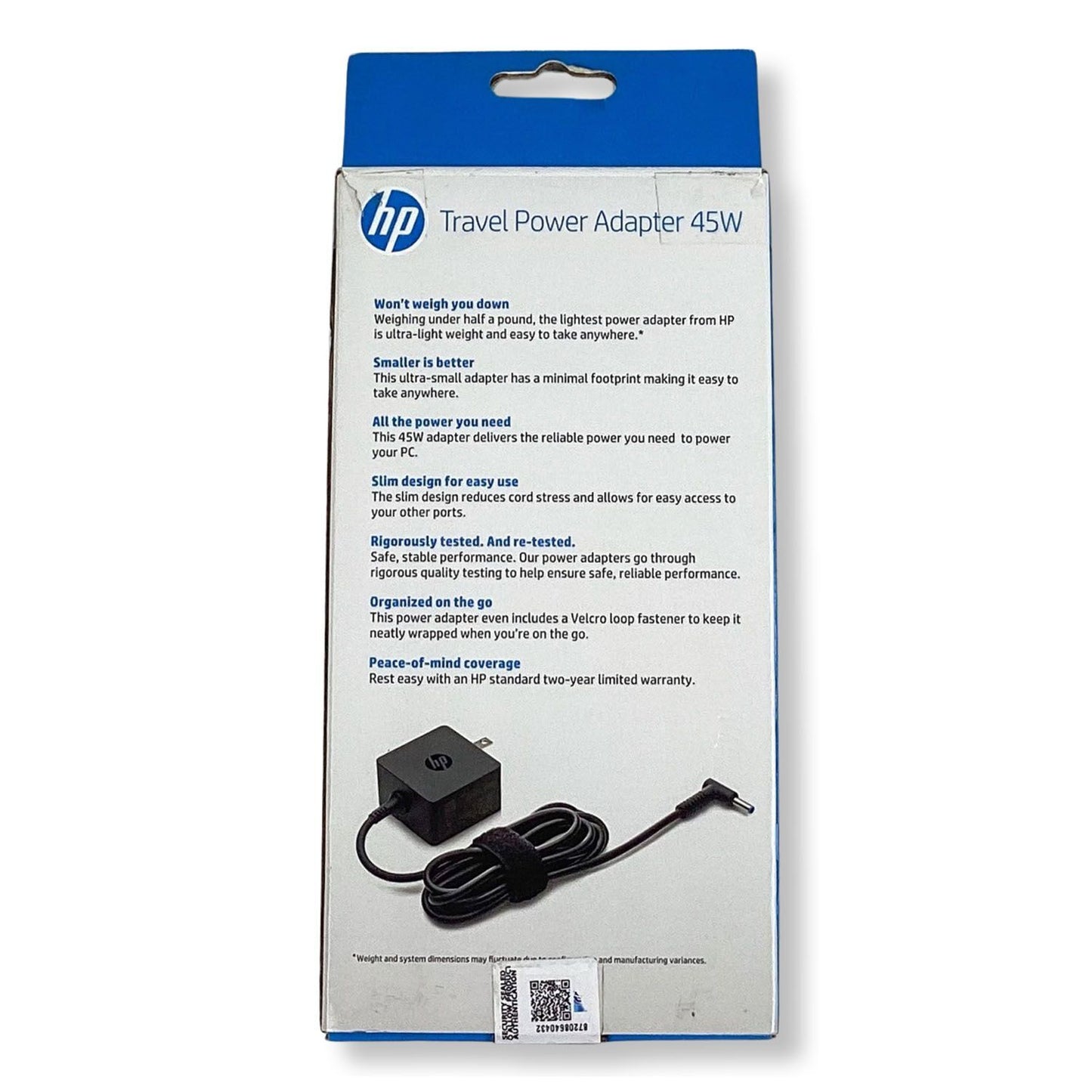 HP 4ME14AA#ABA Travel Power Adapter 45W 4.5mm Connector