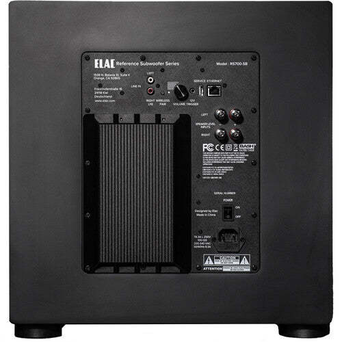 ELAC Varro Reference RS700 12" High-Performance Powered Subwoofer - Satin Black
