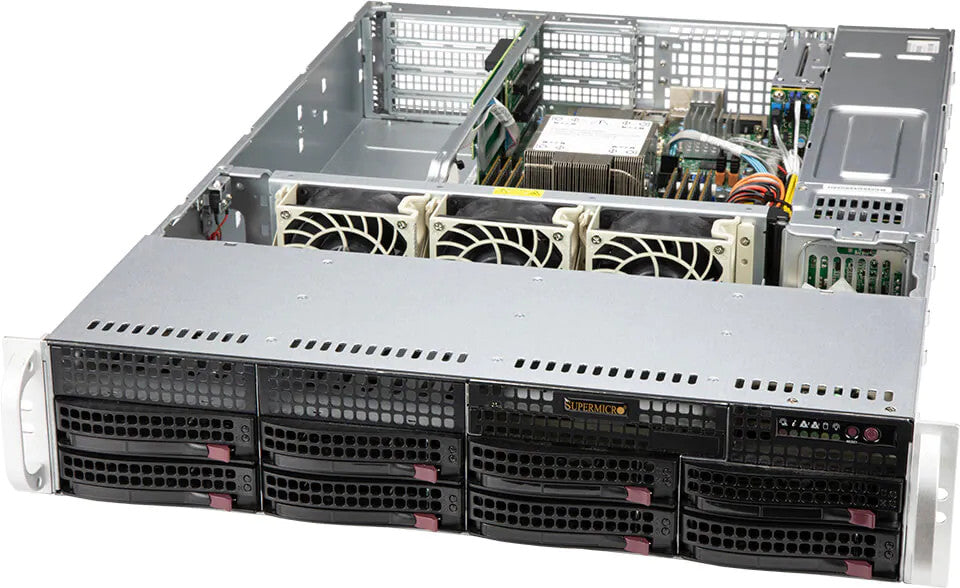 SuperMicro SYS-520P-WTR 2U WIO Server - X12SPW-TF, CSE-825BTS