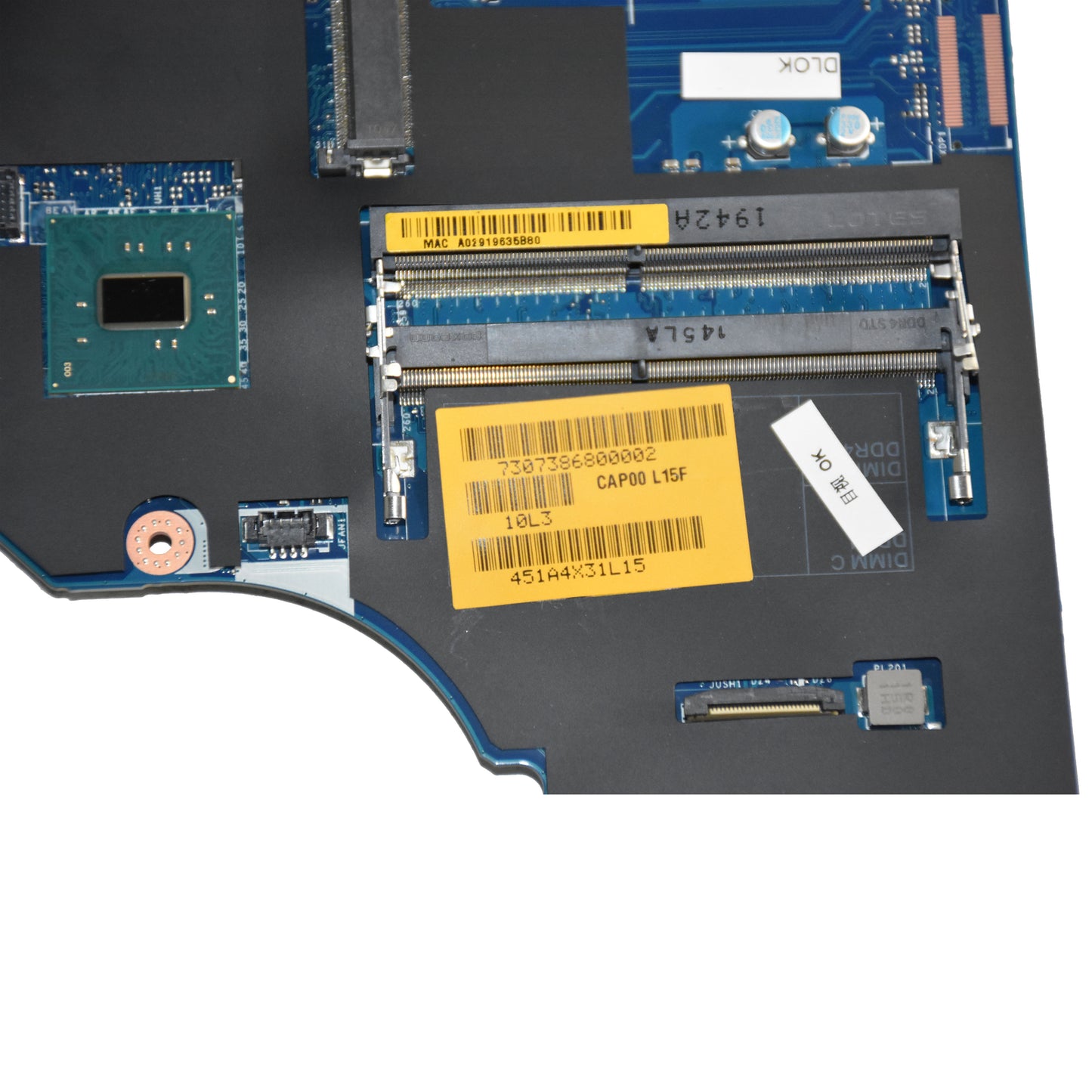 Dell Precision 7520 Motherboard with Xeon E3-1545M v5 2.9GHz DDR4 LA-E311P JYFWJ
