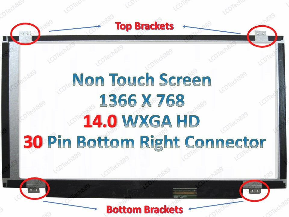 NT140WHM-N41 NT140WHM-N31 Panel 0C8WJ laptop LED LCD screen 14.0" WXGA HD 30 pin