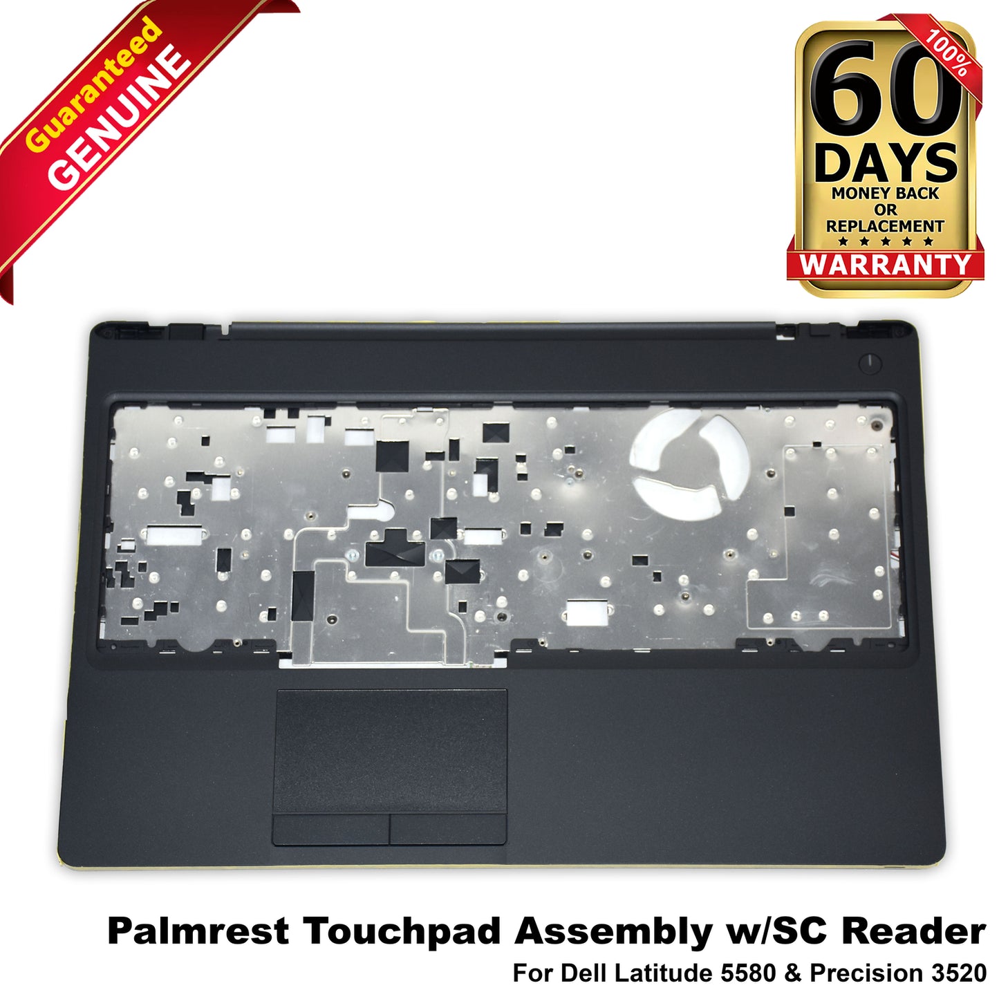 Dell Latitude 5580 Precision 3520 Palmrest Touchpad Assembly and SC Reader P9JJV