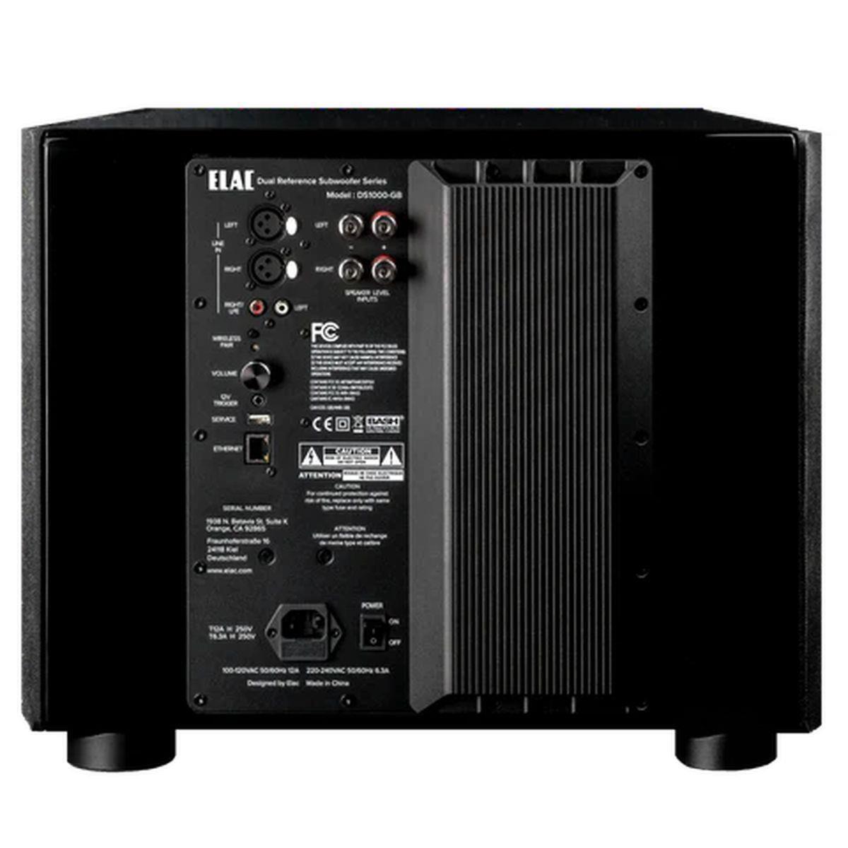 ELAC Varro Dual Reference DS1000 10" Ultra-Premium Powered Subwoofer-GlossBlack