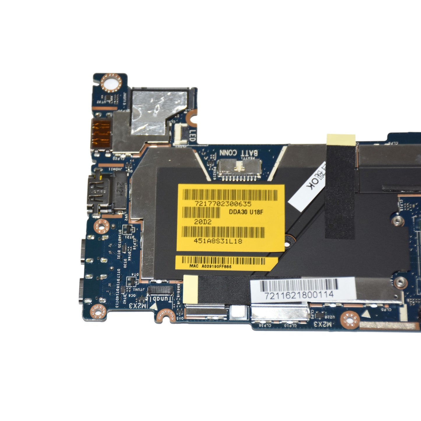 Dell Latitude 7390 2-in-1 Motherboard i7-8650U Quad-Core 16GB RAM LA-F292P 2PK0W