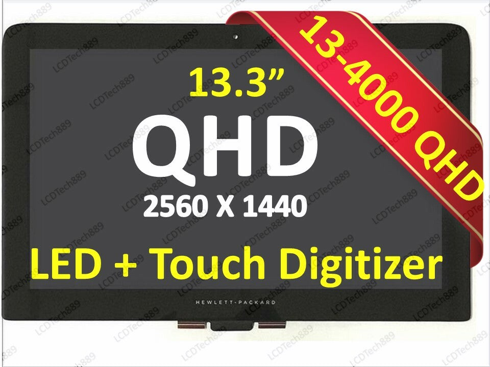 HP Spectre 13-4005dx 13-4102dx 13-4105dx 13.3" QHD Touch LED LCD Screen assembly