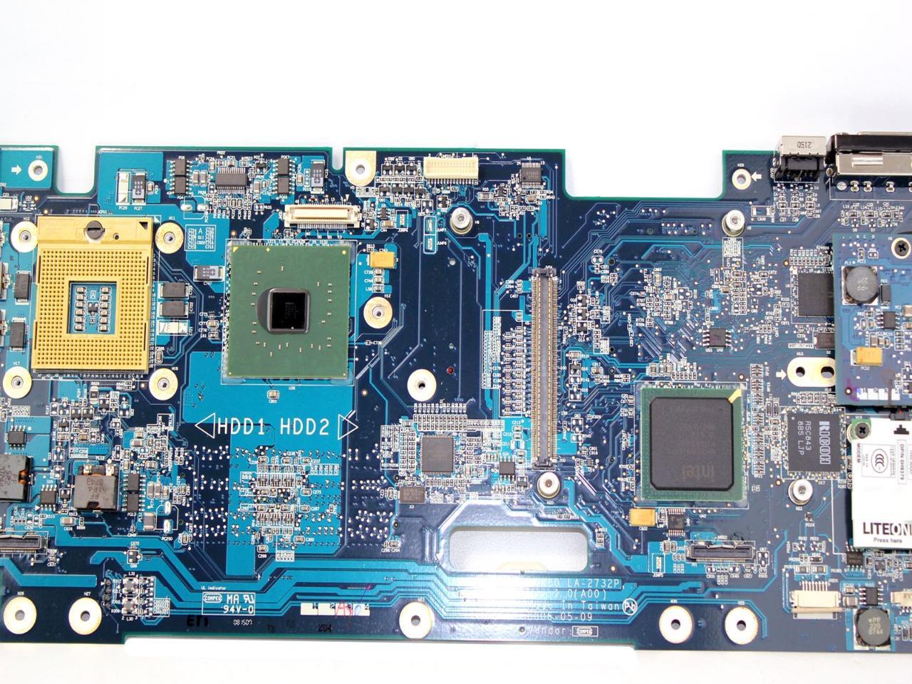 Dell XPS M2010 Intel 945PM DDR2 2 Slots Laptop Motherboard CG571 0CG571