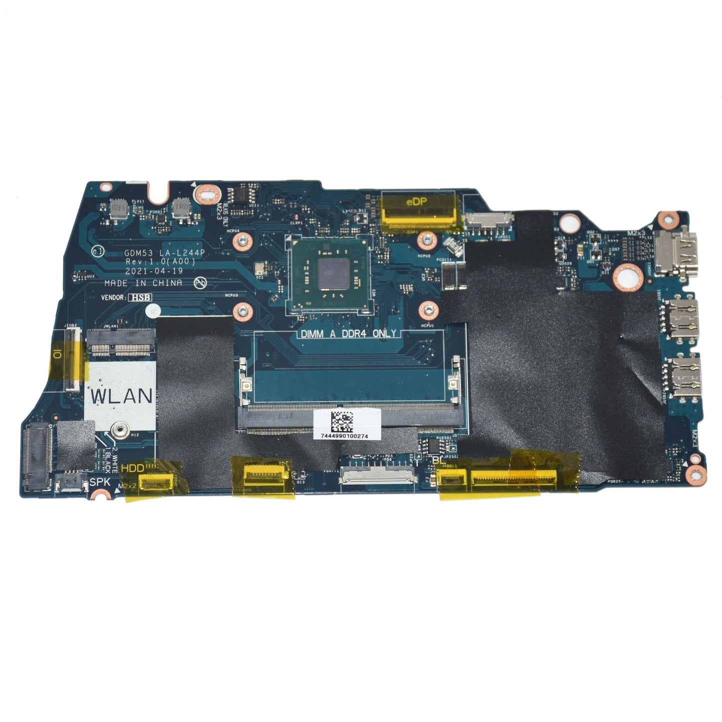 Dell Inspiron 15 3510 Motherboard Pentium N5030 1.1GHz 4-Cores LA-L244P P1JG9