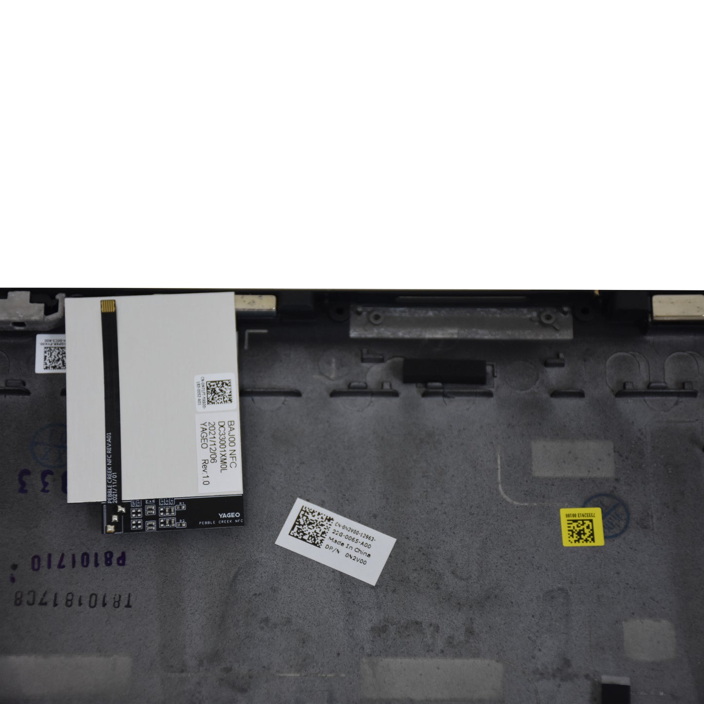 Dell Latitude 5290 2-in-1 Tablet Back Cover Lid with FP Reader N2V00 KGP6R 2TNFF