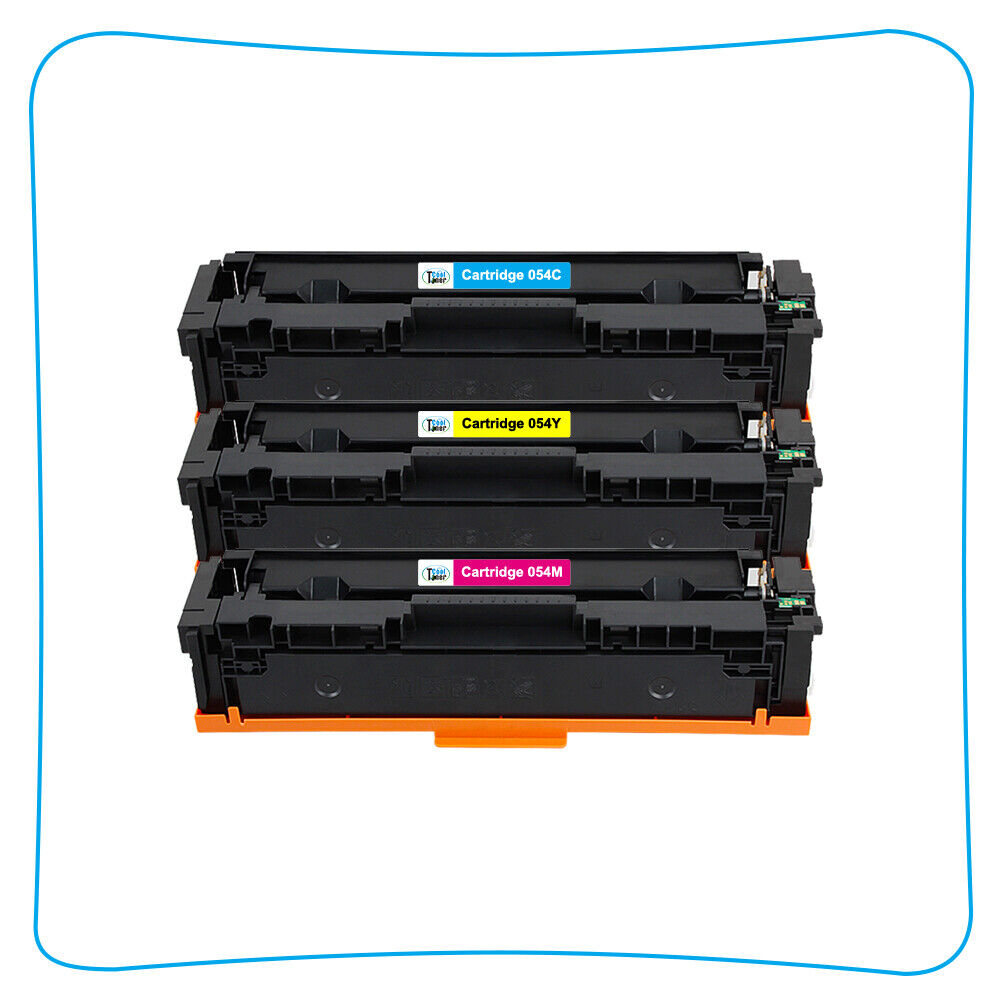 3x Color CRG 054 Toner Cartridge for Canon 054 Color Imageclass MF642cdw Printer