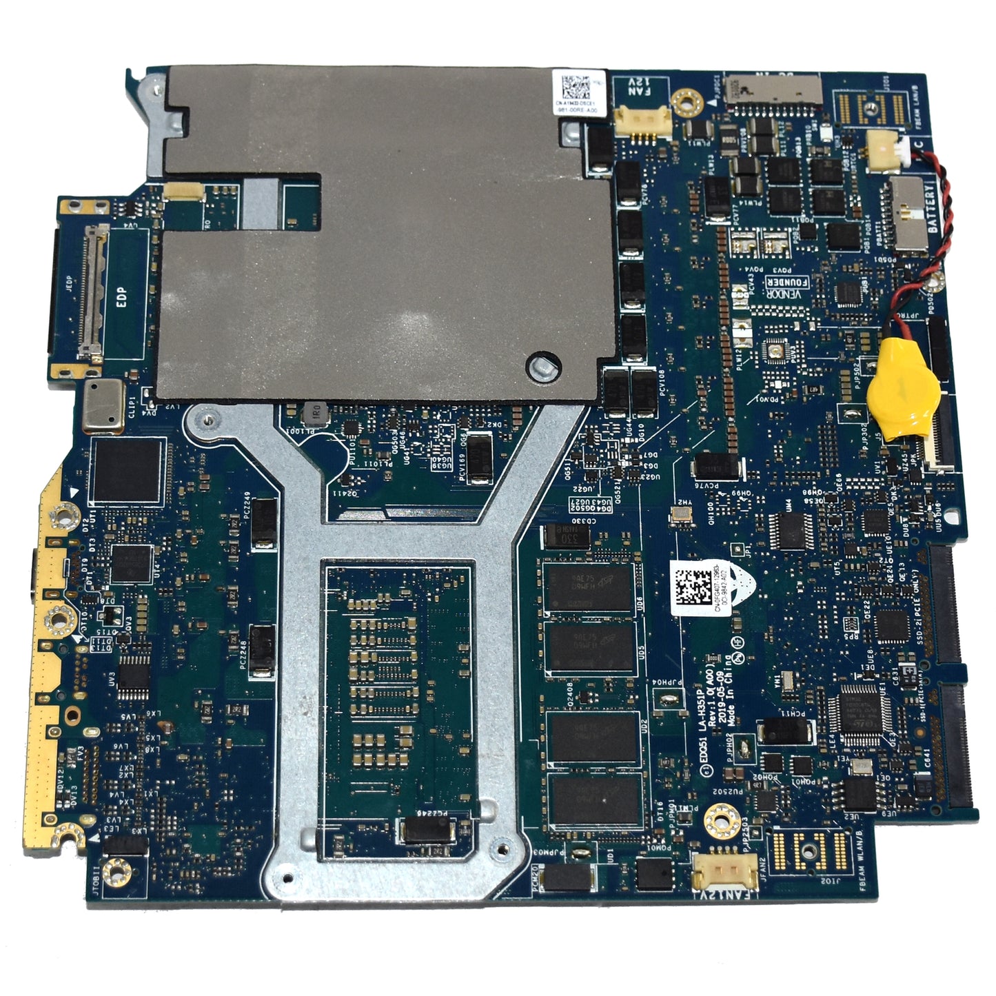 Dell Alienware M15 M17 R2 Motherboard i7-9750H 16GB GTX 1650 Ti LA-H351P 3F73N