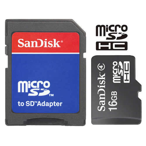 Lot of 5SanDisk 16 GB MicroSD HC Micro SDHC SD Class 4 TF Flash Memory Card
