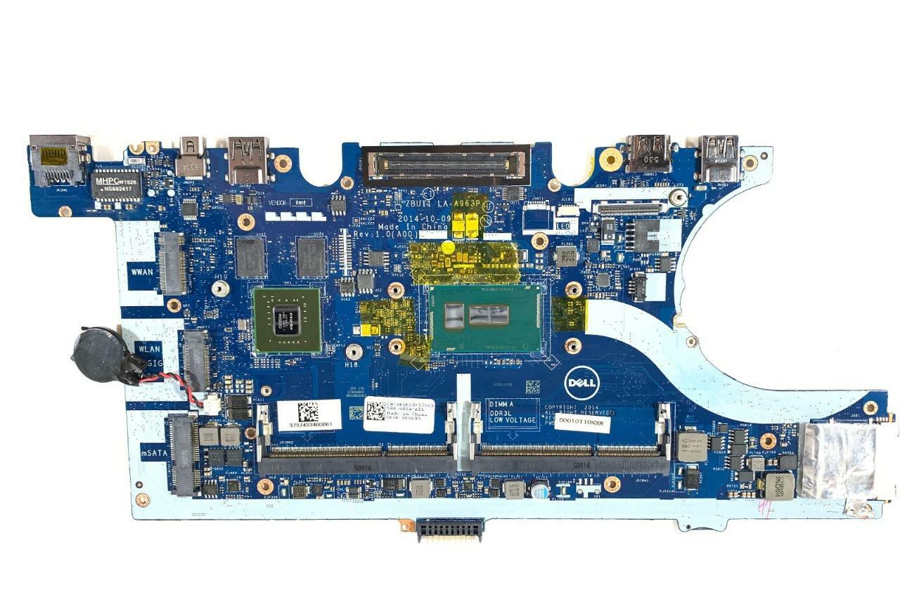Dell Latitude E7450 i7-5600U 2.60GHz Motherboard Nvidia 840M GPU LA-A963P KVR03
