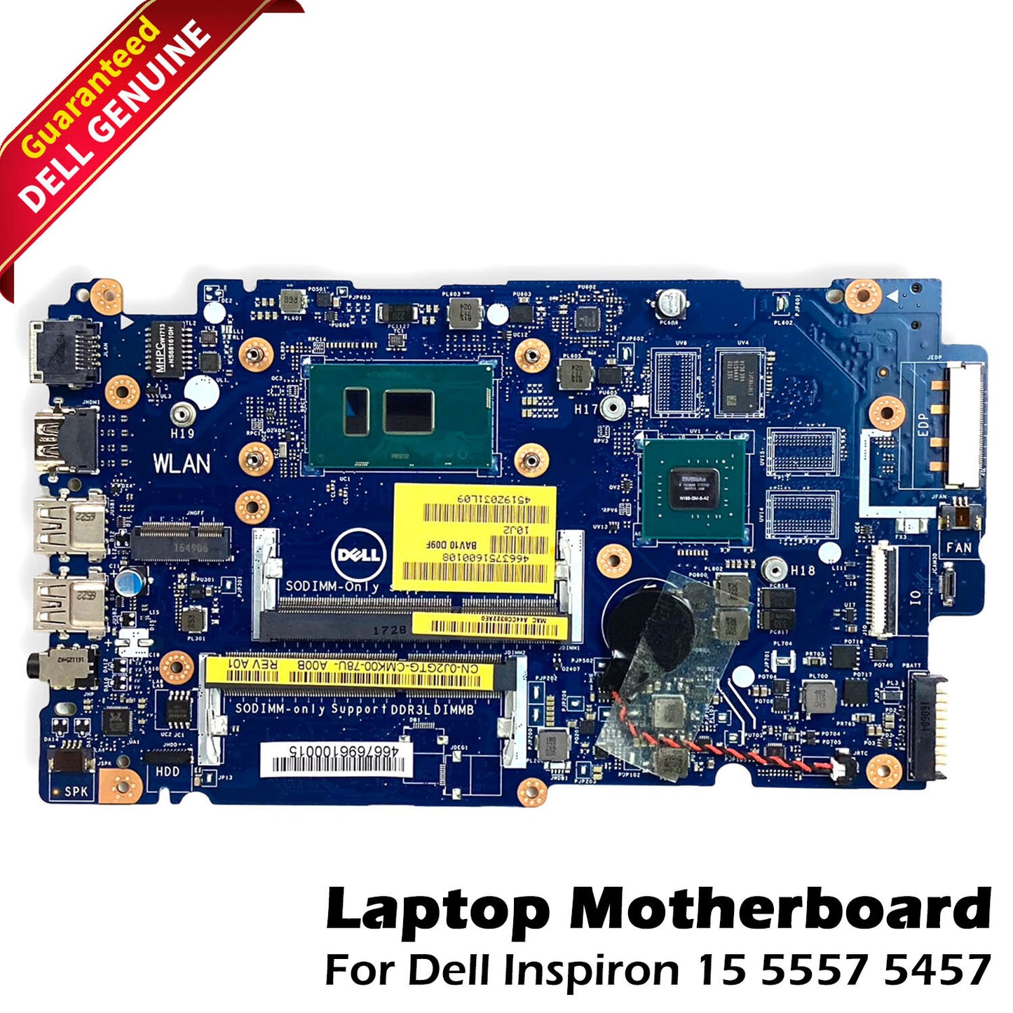 Dell Inspiron 15 5557 5457 Motherboard I5-6200U DDR3 LA-D051P J2GTG 42VN5