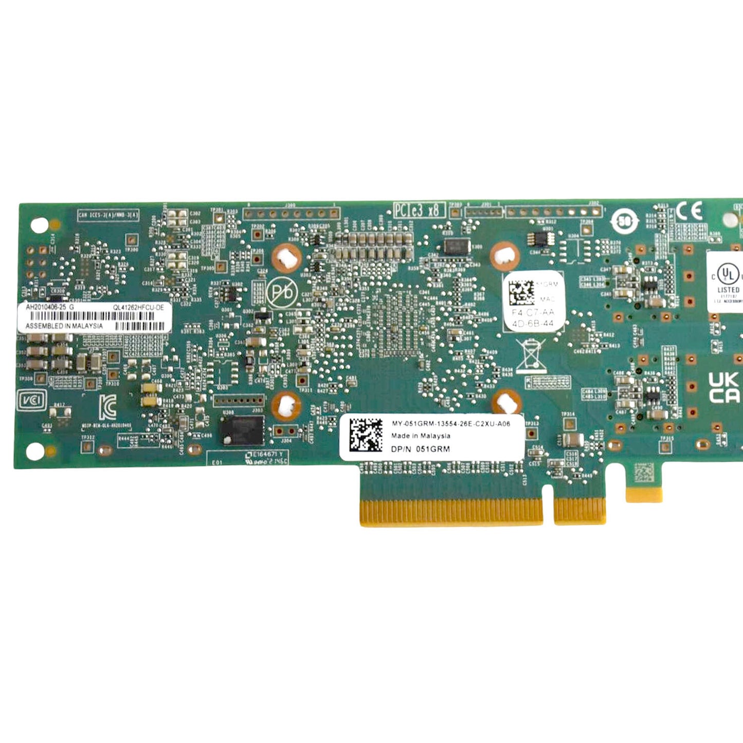 New Dell QLogic QL41262HFCU-DE-OSTK Dual Port 25GbE SFP28 CNA Full Height 51GRM