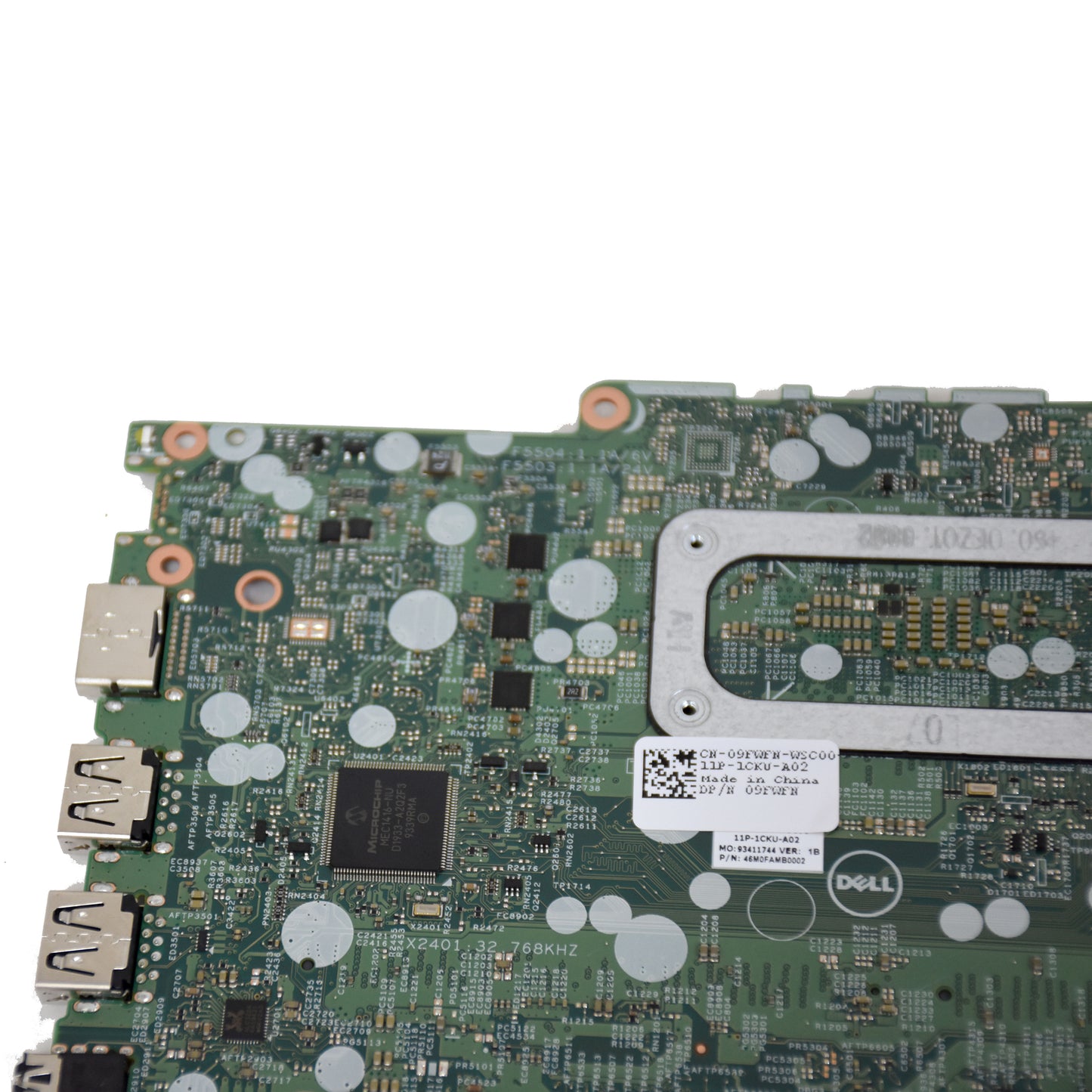 Dell Inspiron 14 5481 2-in-1 Motherboard Core i5-8265U 1.6GHz Quad Core 9FWFN