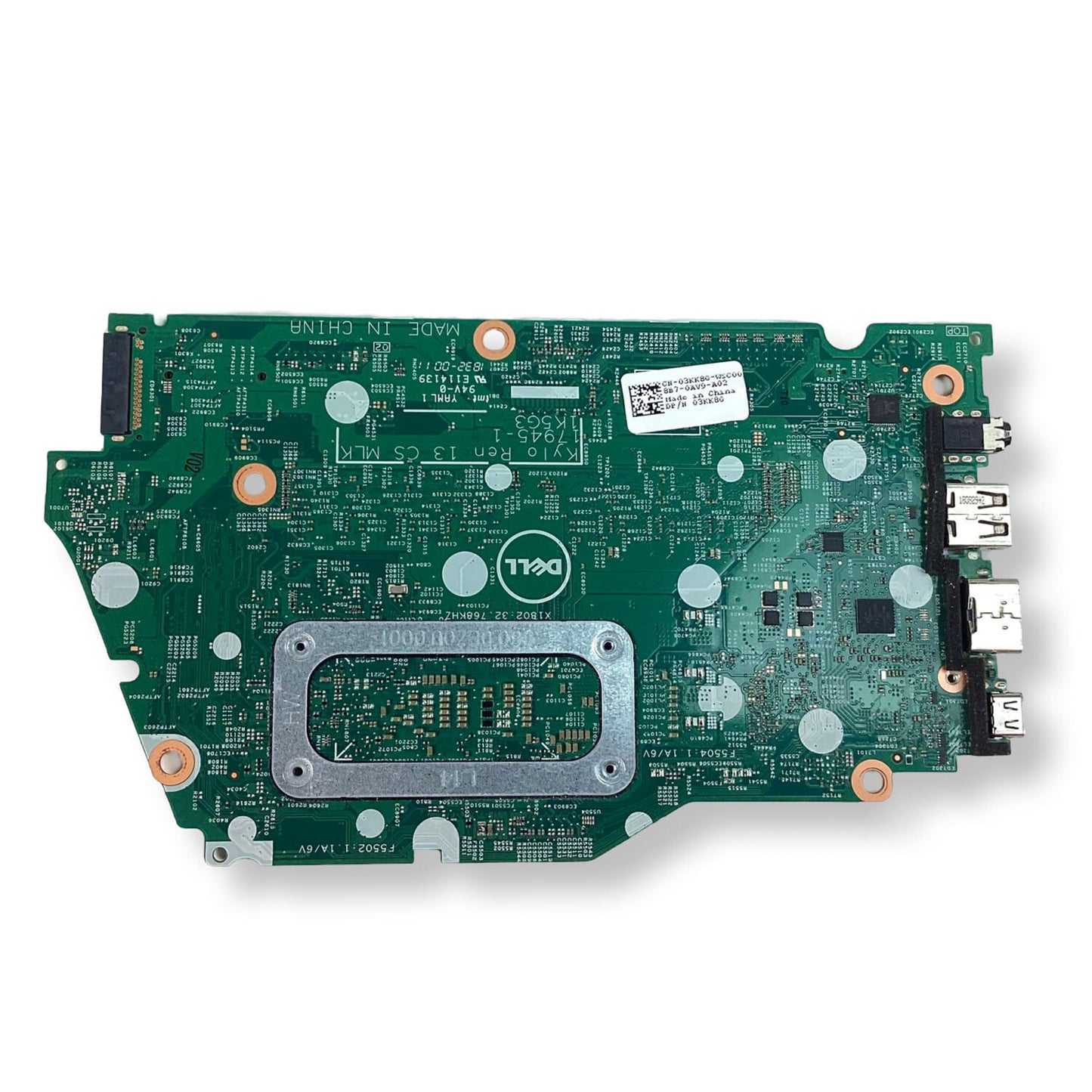 Genuine Dell Inspiron 13 7380 Laptop Motherboard i7-8565U 16GB RAM 3KK8G