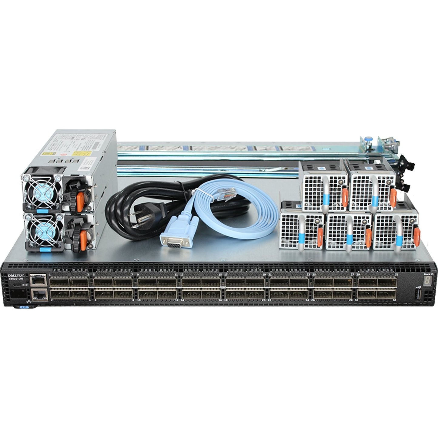 Dell Networking S6010-ON 32P 40GbE QSFP+ RA Switch (Rails)