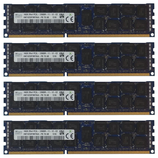 64GB Kit 4x 16GB HP Proliant SL270S SL4540 WS460c G8 647650-071 Memory Ram