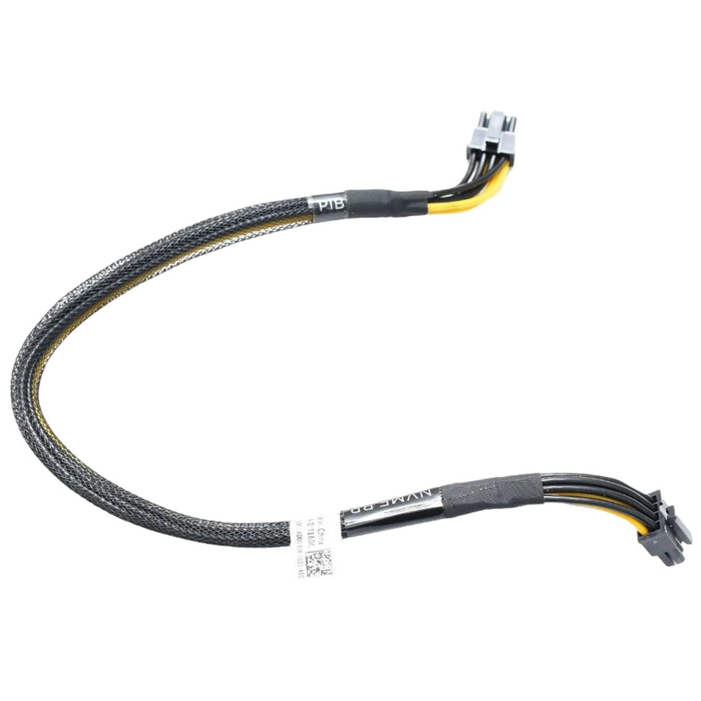 Lot of 2 Dell 35cm Backplane Power Cable NVMe 1x 8-pin to 1x 8-pin T640 M16DC
