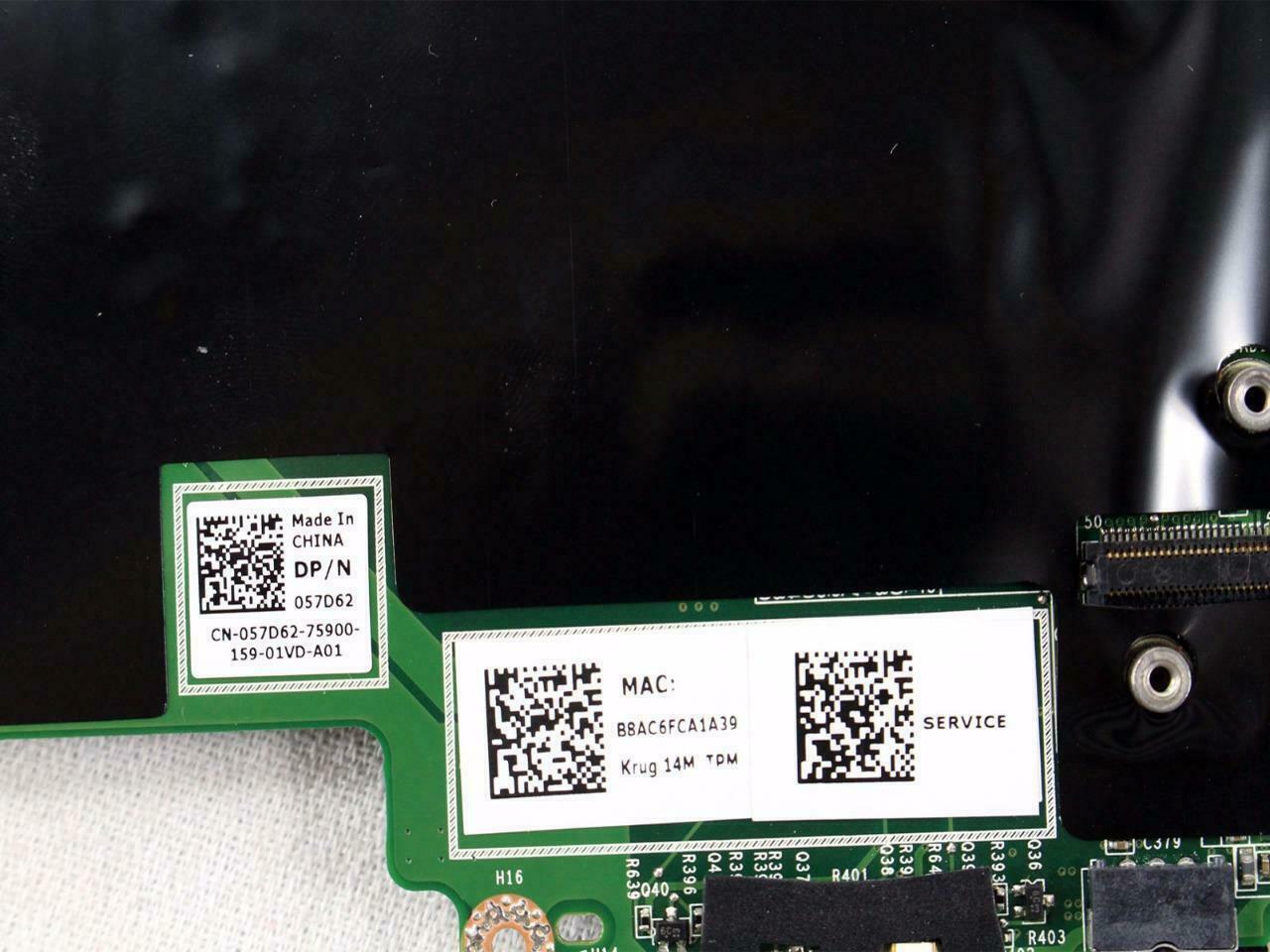 Dell OEM Latitude E5420 Laptop Motherboard with Integrated Intel Graphics 57D62