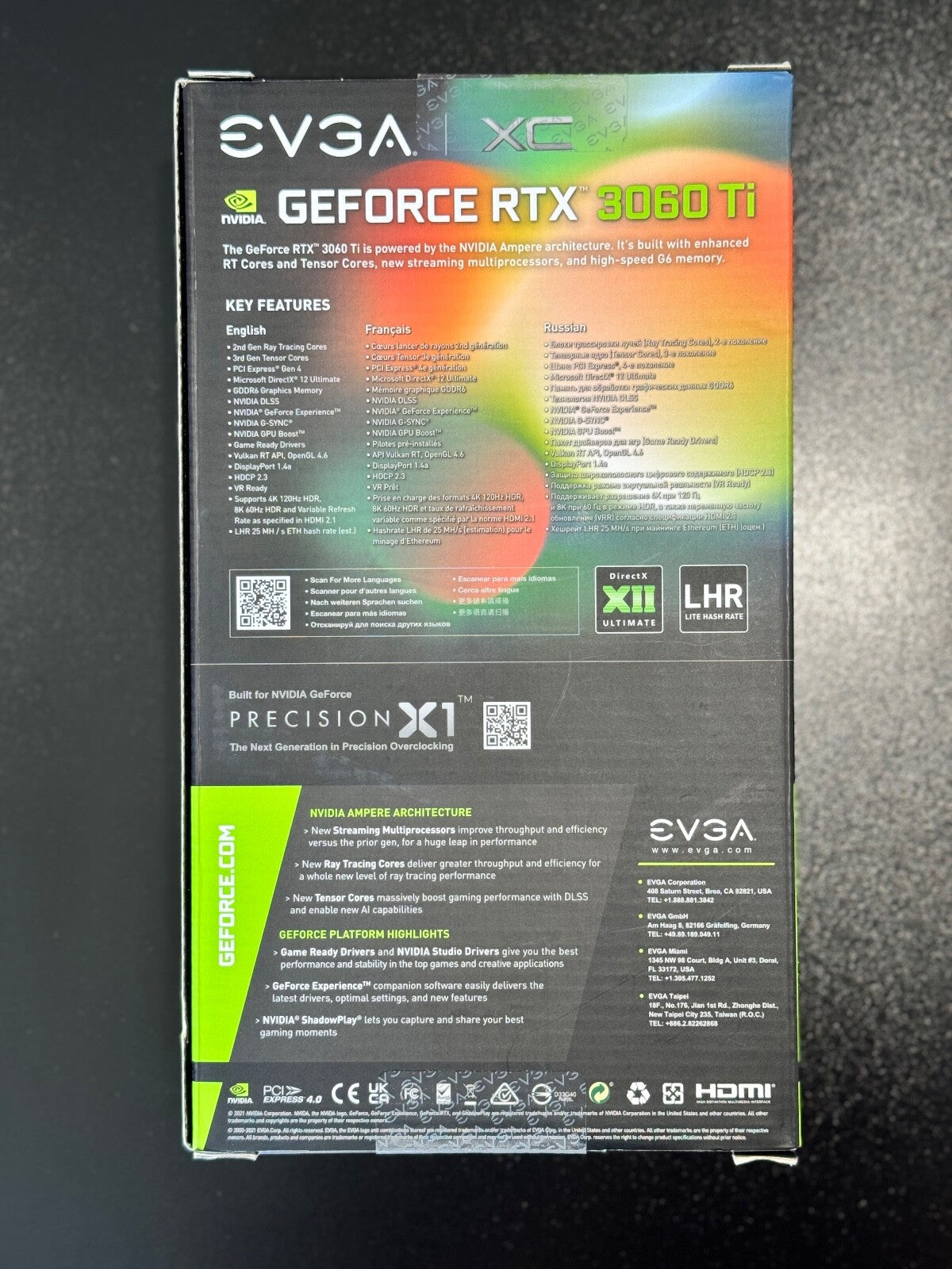 EVGA NVIDIA GeForce RTX 3060 Ti 8GB GDDR6 Graphics Card 08G-P5-3663-KL