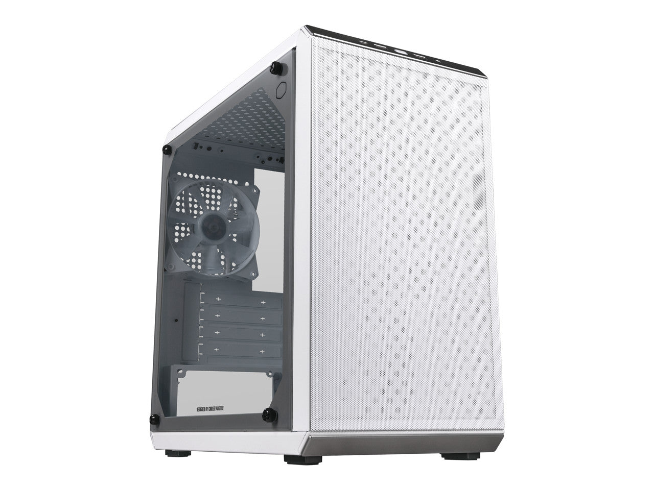 Cooler Master Q300L V2 White Micro-ATX Tower, Magnetic Patterned Dust Filter, US
