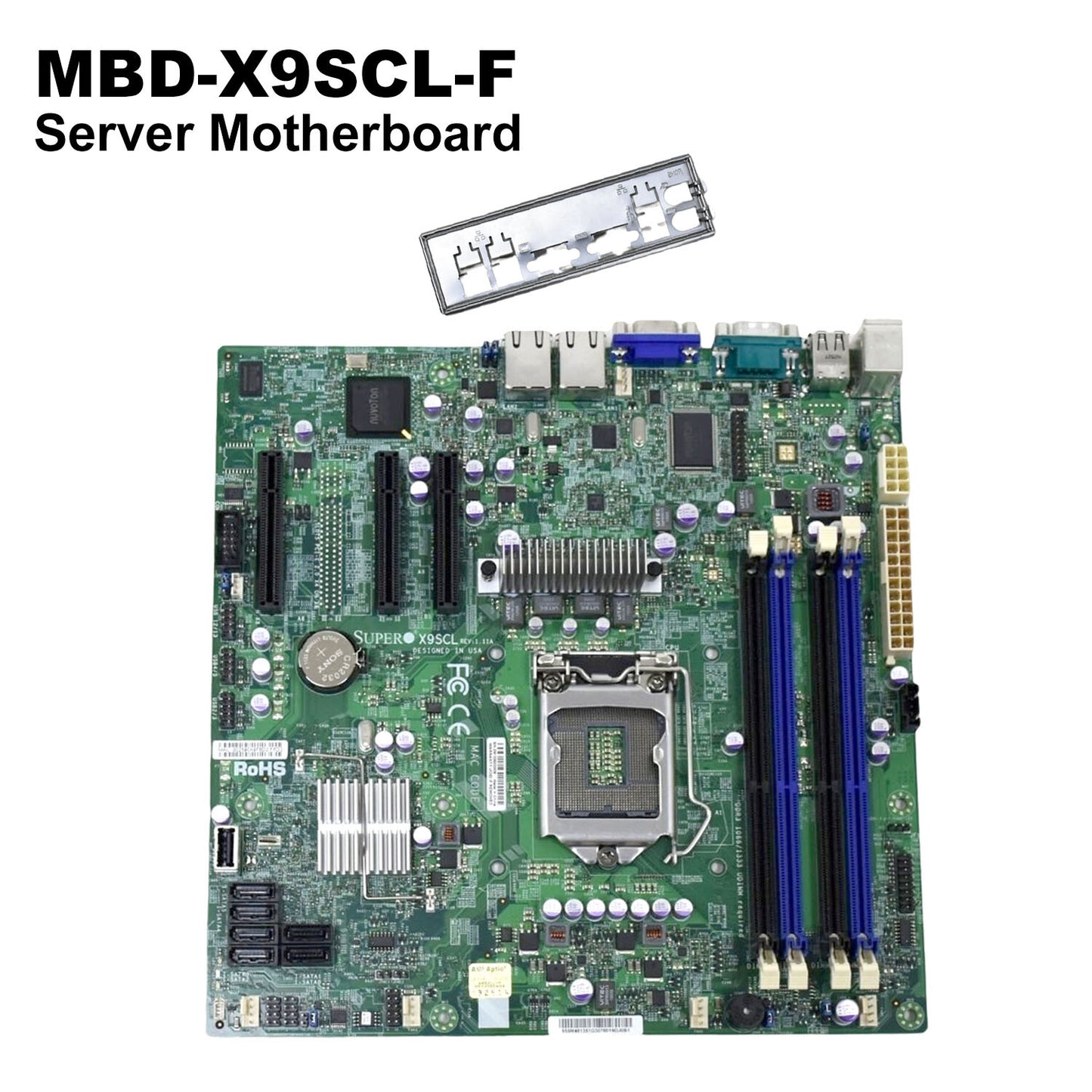 Genuine SUPERMICRO X9SCL 32GB LGA 1155 Intel C202 E3 DDR3 Motherboard