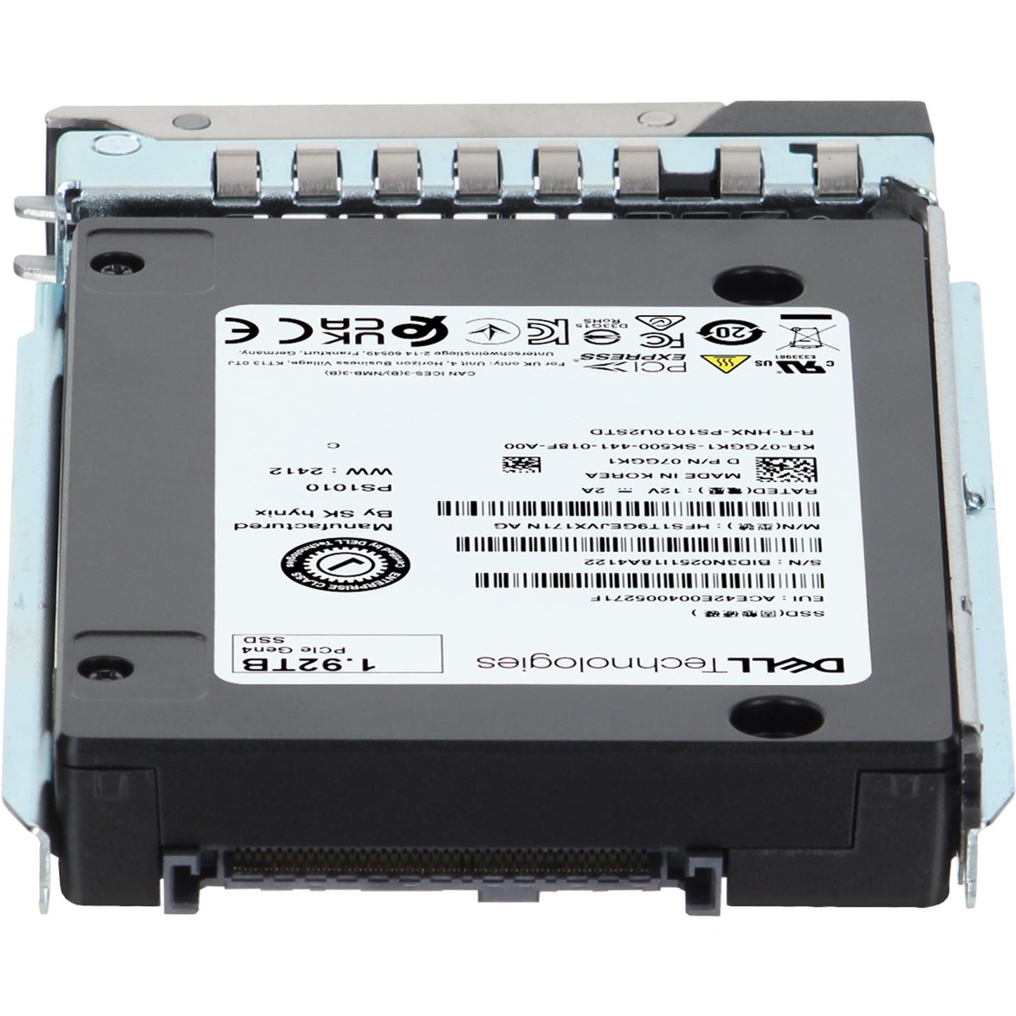 Dell 1.92TB PCIe Gen4 NVMe RI TLC 2.5 SSD PS1010 (7GGK1)