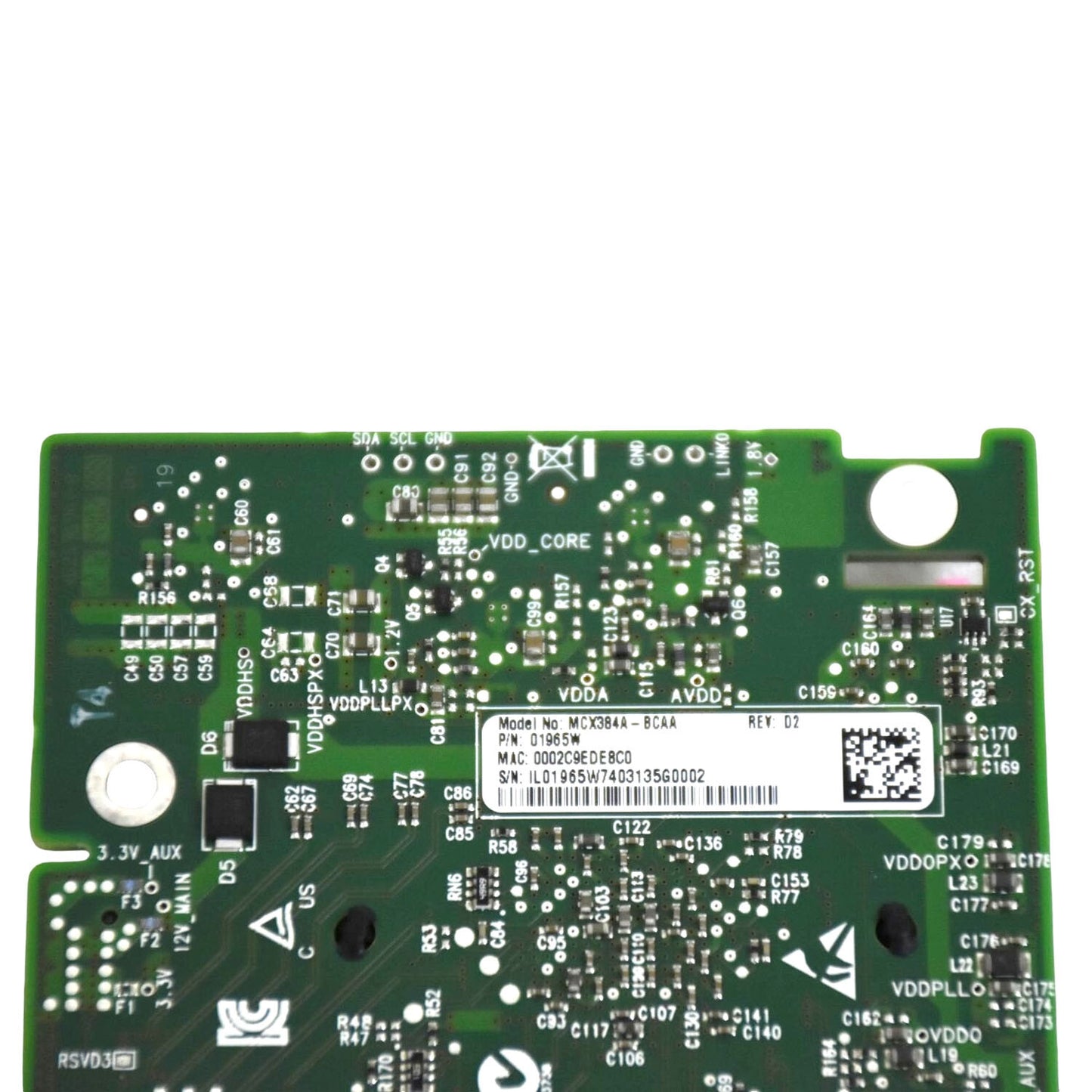 Dell PowerEdge C6100 Mellanox MCX384A 40Gb/s DualPort Network Adapter Card 1965W